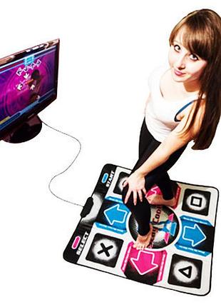 Танцевальный коврик с блоком питания x-treme dance pad platinum tv + pc5 фото