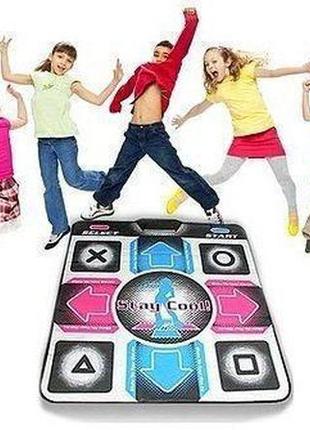 Танцевальный коврик с блоком питания x-treme dance pad platinum tv + pc6 фото