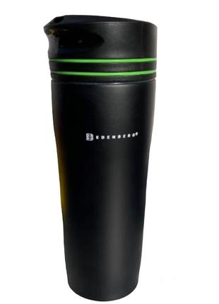 Термочашка термос для чая и кофе edenberg eb-643 (380мл) зеленая1 фото