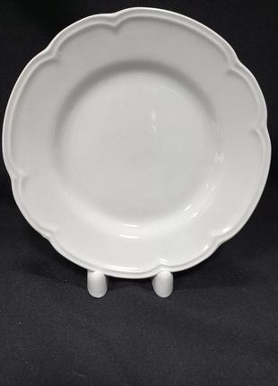 Тарелка мелкая 200 мм ирина "белая" коростень фарфор