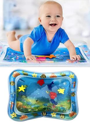 Дитячий надувний водяний килимок-акваріум3 фото