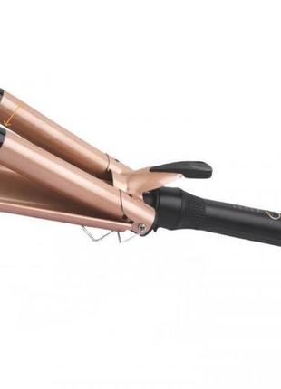 Професійна потрійна плойка щипці для укладання волосся dsp 20174 25мм