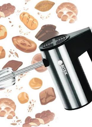 Миксер кухонный 250w ручной универсальный 5 скоростей biteк bt- 6211