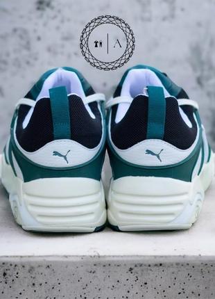 Puma blaze of glory prm 387575-02 green/black мужские кроссовки5 фото