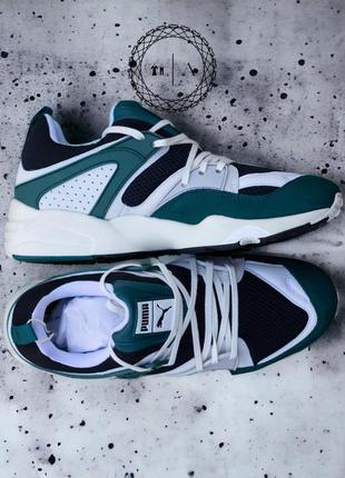 Puma blaze of glory prm 387575-02 green/black мужские кроссовки