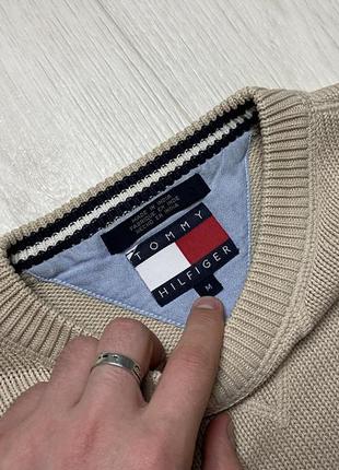 Чоловічий преміальний светр tommy hilfiger, розмір по факту l4 фото