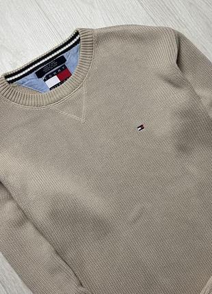 Чоловічий преміальний светр tommy hilfiger, розмір по факту l2 фото