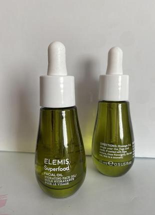 Elemis superfood facial oil питательная майка для кожи лица с увлажняющим эффектом