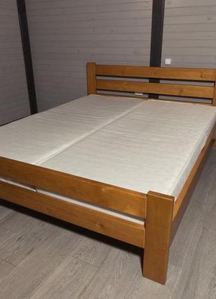 Ліжко деревянне. 180*200, масив зсні, двоспалене. ліжко дерев'яне