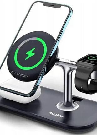 Бездротовий магнітний зарядний пристрій auckly a7 15