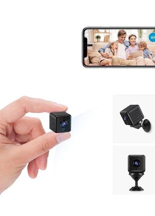 Міні бездротова камера спостереження 4k hd wifi іч нічне бачен...