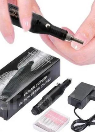 Міні-електричний полірувальник для нігтів yq-100 variable spee...1 фото