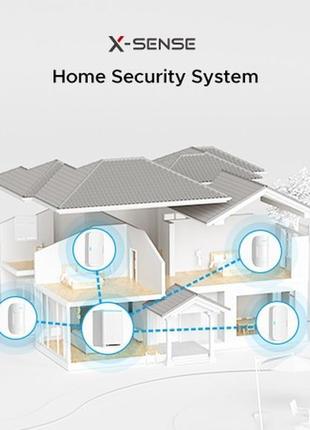 Система домашньої безпеки x-sense, бездротовий з технологією l...