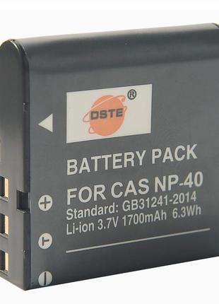 Перезаряджуваний літій-іонний акумулятор dste® np-40 casio exi...