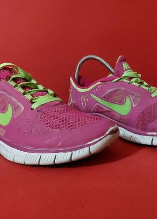 Кроссовки для бега nike free run 3 по факту 37.5р. 24 см