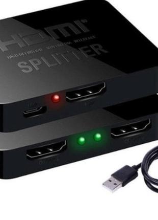 Avedio links hdmi розгалужувач спліттер 1 х 2 2k 4k 1080p spli...