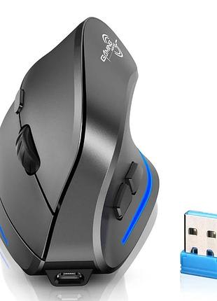 Бездротова вертикальна миша echtpower, ергономічна бездротова ...