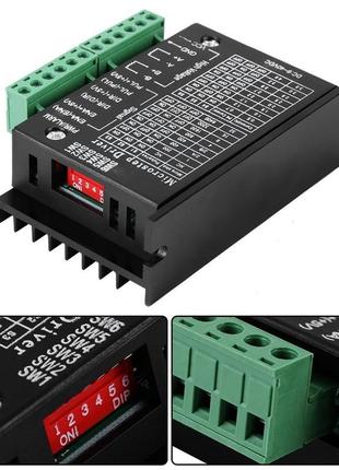 Контролер/драйвер крокового двигуна чпу tb6600 9-40в 4a
