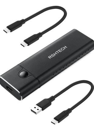 Rshtech aluminium m.2 nvme sata ssd enclosure nvme usb adapter...