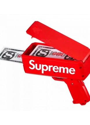 Пістолет який стріляє грошима supreme money gun5 фото