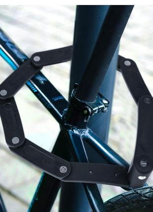 Велосипедний замок igooics folding lock, портативний протиугін...2 фото
