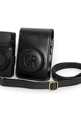 Чохол ricoh griii/grii/gr із плечовим ременем. унісекс для ric...
