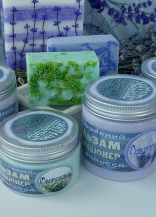 Натуральний бальзам-кондиціонер для волосся ментоловий 200мл