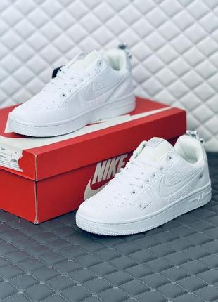 Кроссовки белые nike air force all white унисекс кросовки найк форс9 фото