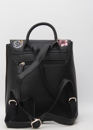Шкіряний жіночий рюкзак (штучна шкіра) жіночий рюкзак david jo...4 фото