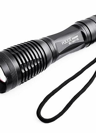Ліхтарик police акумуляторний діод т6 model:bl1837