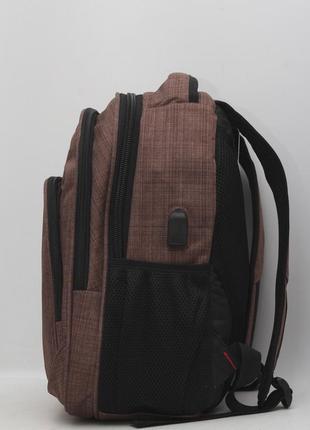 Чоловічий повсякденний міський рюкзак для ноутбука + usb3 фото