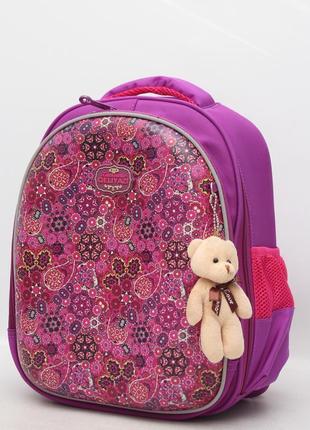 Каркасний ортопедичний шкільний дитячий рюкзак для дівчинки / ...