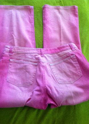 Укороченные джинсы , бриджи poberto cavalli xl оригинал италия