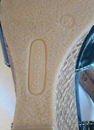 Босоніжки footglove, розмір 39 (uk 6½).6 фото