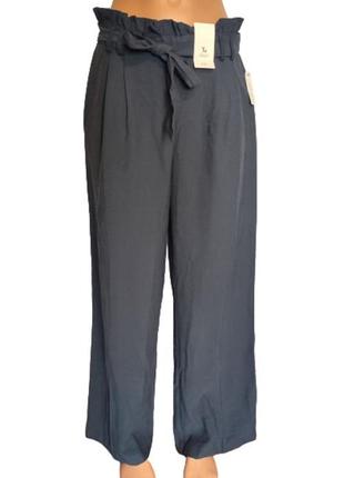 Брюки жіночі штани прямі палаццо tu wide leg (розмір 44, s, eu...2 фото