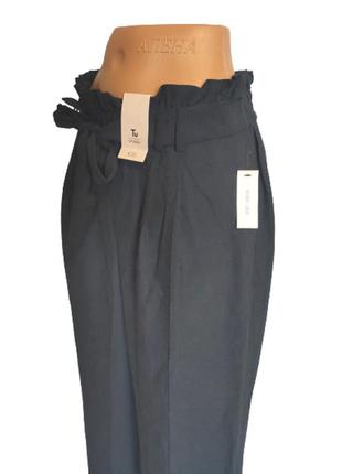 Брюки жіночі штани прямі палаццо tu wide leg (розмір 44, s, eu...3 фото