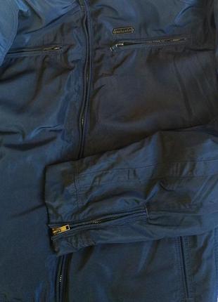 Куртка чоловіча демісезонна вітрівка плащівка синя diesel (роз...9 фото