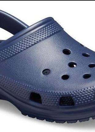 Сандалії сабо сині crocs (розмір 35-36, m4, w6)2 фото