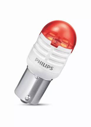 Комплект светодиодных ламп philips 11498u30rb2 p21w led 12v ultinon pro3000 red2 фото