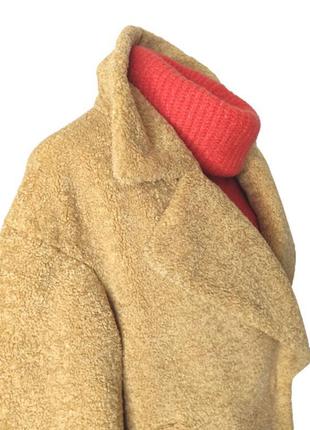 Шуба укорочена хутряне пальто куртка teddi look by next (р. 52...2 фото
