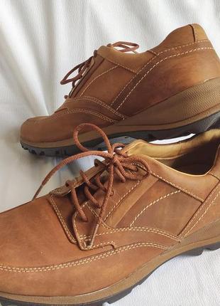 Туфлі чоловічі шкіряні коричневі clarks active air (розмір 45,...3 фото