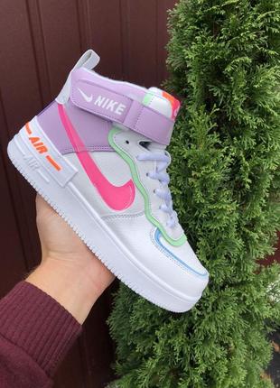 Кроссовки женские nike air force 1 зимние1 фото