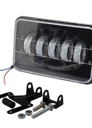 Фара led прямоугольная 50w, 5 ламп 10-32v 6000k 16.5 см х 10,8 см 7 см