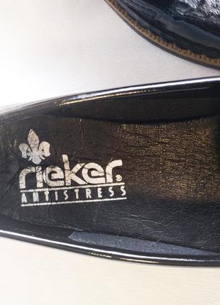 Туфлі лофери rieker (розмір 38)4 фото