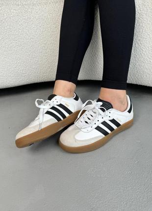 Кроссовки palace x adidas puig samba black/white