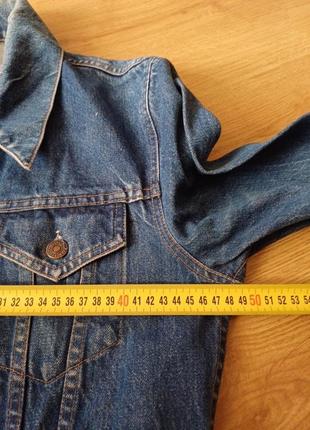 Куртка джинсовая с нашивкой foster's lager levi's size s6 фото