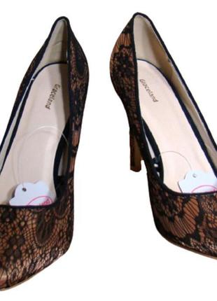 Туфлі жіночі ошатні на підборах graceland (розмір 39)1 фото
