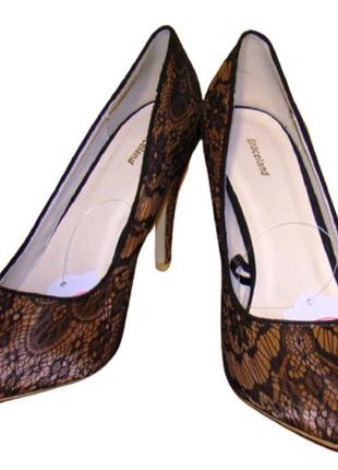 Туфлі жіночі ошатні на підборах graceland (розмір 39)5 фото