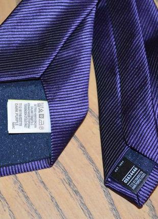 Качественный фиолетовый галстук marks&spenser4 фото