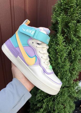 Кроссовки женские nike air force 1 зимние4 фото